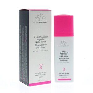 Drunk Elephant T.L.C. Framboos Glycolic Night Serum - NEW in box!